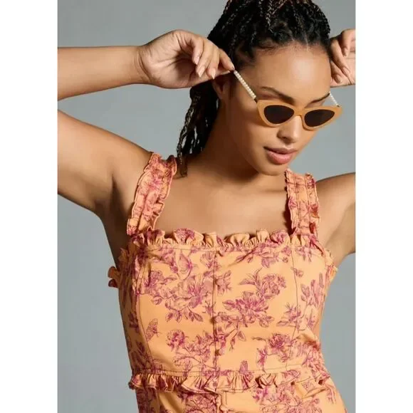 Anthropologie The Linden Slim Square-Neck Dress - Picture 3 of 8